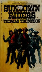 Cover of: Sundown riders by Thompson, Thomas
