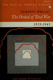 Cover of: The Ordeal of total war, 1939-1945. --