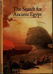 Cover of: The search for ancient Egypt