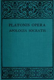 Cover of: The Apology of Plato