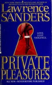 Cover of: Private Pleasures by Lawrence Sanders