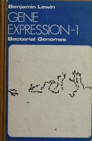 Cover of: Gene expression by Benjamin Lewin