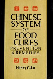 Cover of: Chinese system of food cures: prevention & remedies