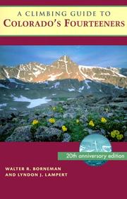 Cover of: A climbing guide to Colorado's fourteeners