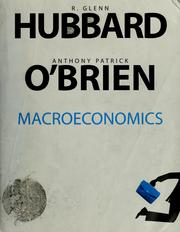 Cover of: Macroeconomics by R. Glenn Hubbard