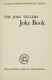 Cover of: The joke tellers joke book