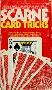 Cover of: Scarne on card tricks by John Scarne