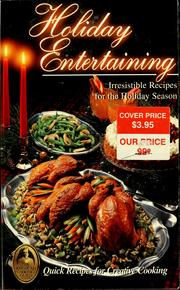 Cover of: Holiday Entertaining