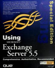 Cover of: Using Microsoft Exchange Server 5.5 by written by Software Spectrum with Kent Joshi ... [et al.].