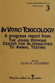 Cover of: In vitro toxicology