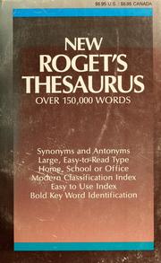 Cover of: New Roget's thesaurus