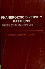 Cover of: Phanerozoic diversity patterns by James W. Valentine, editor.