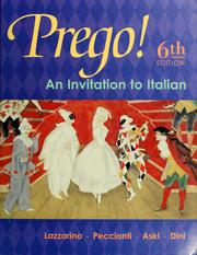 Cover of: Prego! by Graziana Lazzarino ... [et al.] ; with contributions by, Pamela Marcantonio ... [et al.].