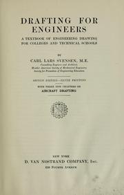 Cover of: Drafting for engineers by Carl L. Svensen