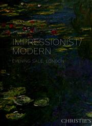 Cover of: Impressionist/modern by Christie, Manson & Woods Ltd.