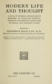 Cover of: Modern life and thought by Frederick Houk Law