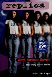 Cover of: Amy Number Seven (Replica 1) by Marilyn Kaye
