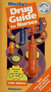 Cover of: Mosby's Drug Guide for Nurses - Revised Reprint with 2004 Update by Linda Skidmore-Roth