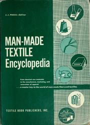 Cover of: Man-made textile encyclopedia.