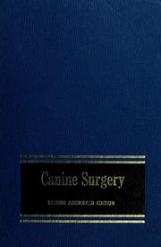 Cover of: Canine surgery