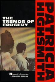 Cover of: The Tremor of Forgery (Highsmith, Patricia) by Patricia Highsmith