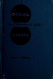 Cover of: Social civics; our democracy in action