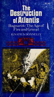 Cover of: The destruction of Atlantis: Ragnarök: the age of fire and gravel.