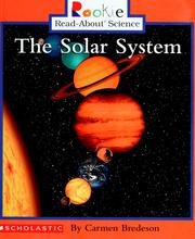 Cover of: The solar system by Carmen Bredeson