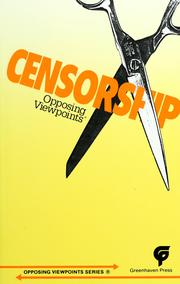 Cover of: Censorship by Lisa Orr, book editor.