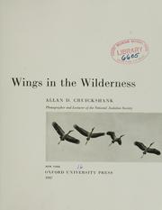 Cover of: Wings in the wilderness.