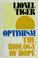 Cover of: Optimism