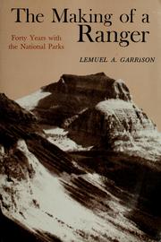 Cover of: The making of a ranger by Lemuel A. Garrison