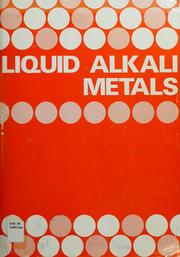 Cover of: Liquid alkali metals