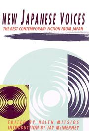 Cover of: New Japanese Voices: The Best Contemporary Fiction from Japan (A Morgan Entrekin Book)
