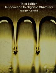 Cover of: Introduction to organic chemistry by William Henry Brown