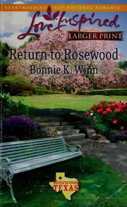 Cover of: Return to Rosewood by Bonnie K. Winn