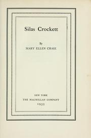 Cover of: Silas Crockett by Mary Ellen Chase