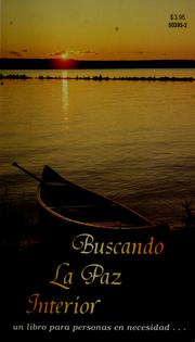 Cover of: Buscando la paz interior. by 