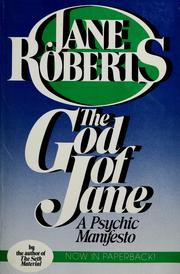 Cover of: The God of Jane by Jane Roberts