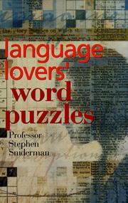 Cover of: Language Lovers' Word Puzzles