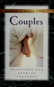 Cover of: God's Word for Couples (Devotions for Growing Together) by 