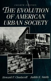 Cover of: The Evolution of American Urban Society