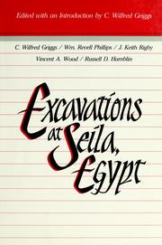 Cover of: Excavations at Seila, Egypt