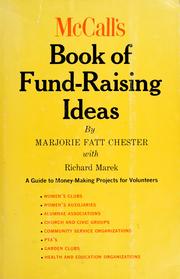 Cover of: McCall's book of fund-raising ideas
