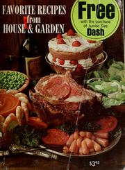 Cover of: Cook book. by House & Garden.