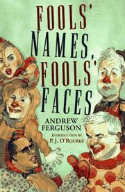 Cover of: Fools' names, fools' faces