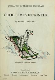 Cover of: Good times in winter | Agnes L. Sanders