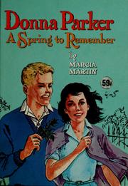 Cover of: Donna Parker, a spring to remember by Marcia Lauter Obrasky Levin
