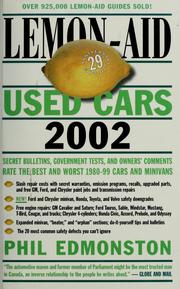 Cover of: Lemon-Aid Used Cars 1999 (Lemon Aid Used Cars)