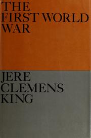 Cover of: The First World War.
